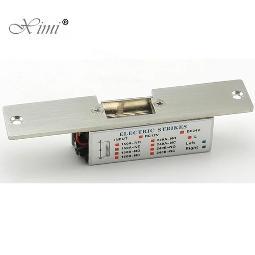 Imagen 2 del producto Cerradura de puerta eléctrica electrónica para sistema de Control de acceso, nueva puerta inoxidable a prueba de fallos, 12V CC, sin cerradura NC