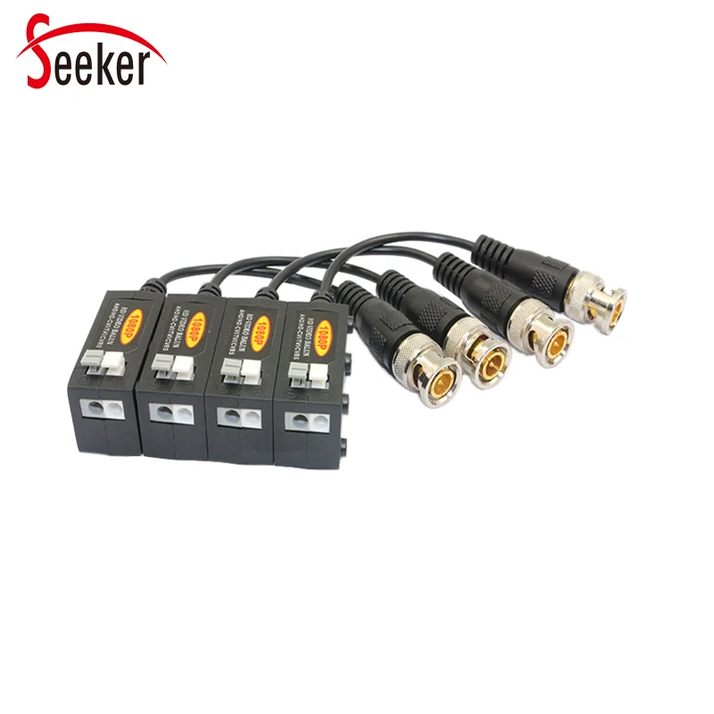 100pairs /lot Real HD CCTV Video Balun for 5MP Cameras HD CVI TVI AHD CVBS 720P 1080P 3MP 4MP 5MP UTP Passive Video Balun