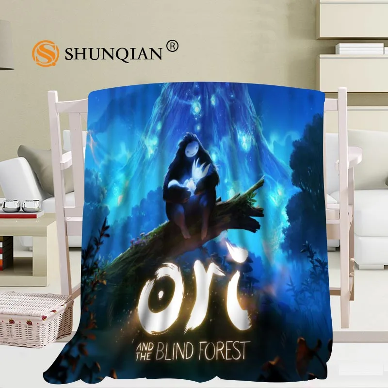 Hot Sale Custom Ori and the Blind Forest Blankets Travel Sofa Falafel Blankets Soft Fluffy Warm 56x80inch 50X60inch 40X50inch