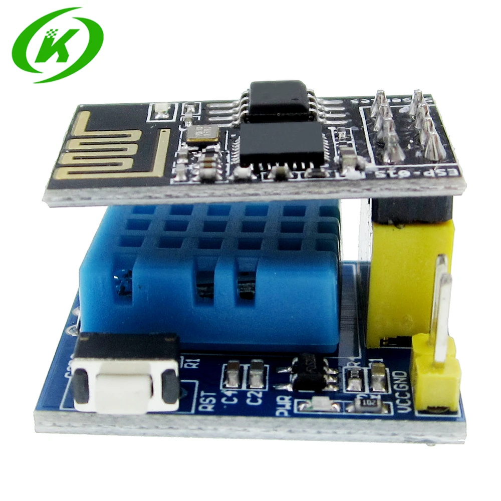 1pcs ESP8266 ESP-01 ESP-01S DHT11 Temperature Humidity Sensor Module esp8266 Wifi NodeMCU Smart Home IOT (with ESP01)