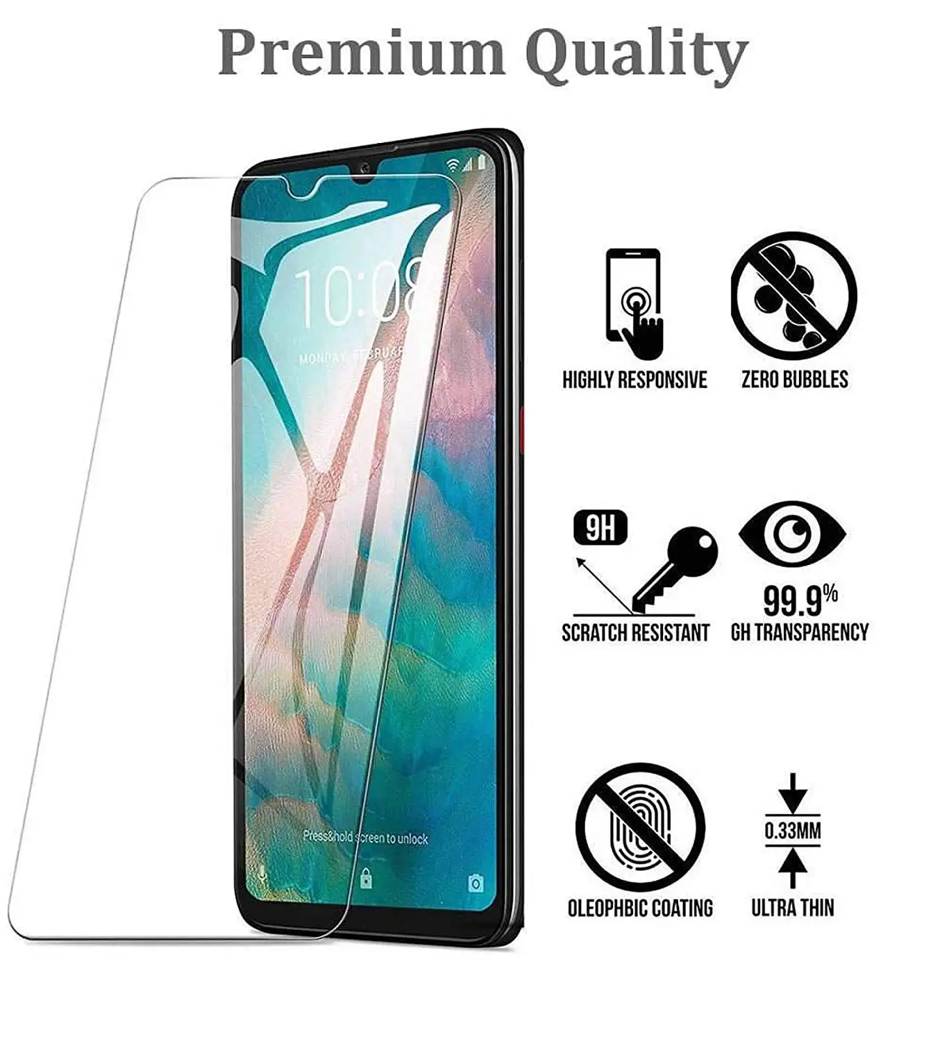 Screen Protector Tempered Glass For ZTE Blade V10 Vita Toughened Glass Explosion Film For ZTE Blade V2020 Smart