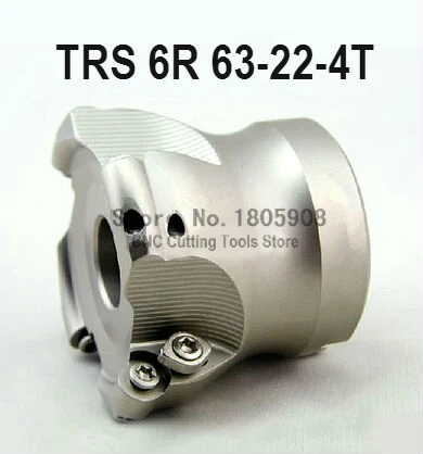 Free Shopping TRS 6R-63-22-4T Face End Milling Cutter Indexable Flat Roughing Cutting ,CNC Milling Cutter