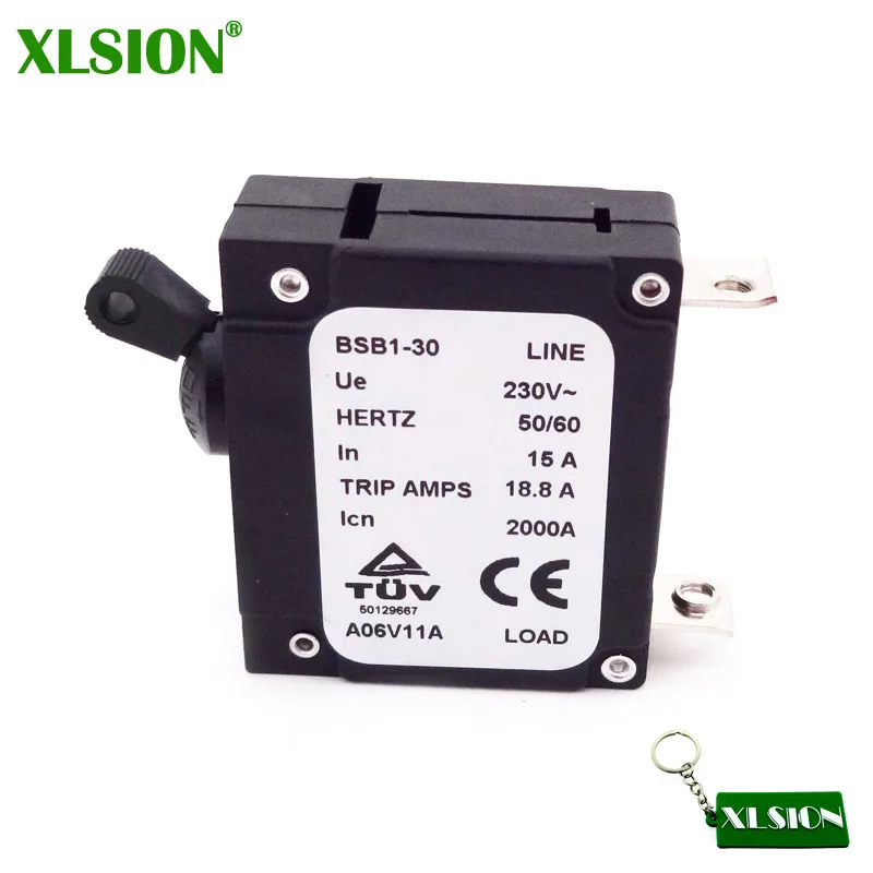 XLSION 15 AMP 15A Generator Circuit Breaker 18.8 Trip Amps 230V Icn BSB1-30 2000A HERTZ 50/60