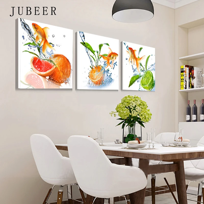 Scandinavian Style Oranger The Picture In The Kitchen Posters On the Wall Modern Paintings for Kitchen Decorations for Home