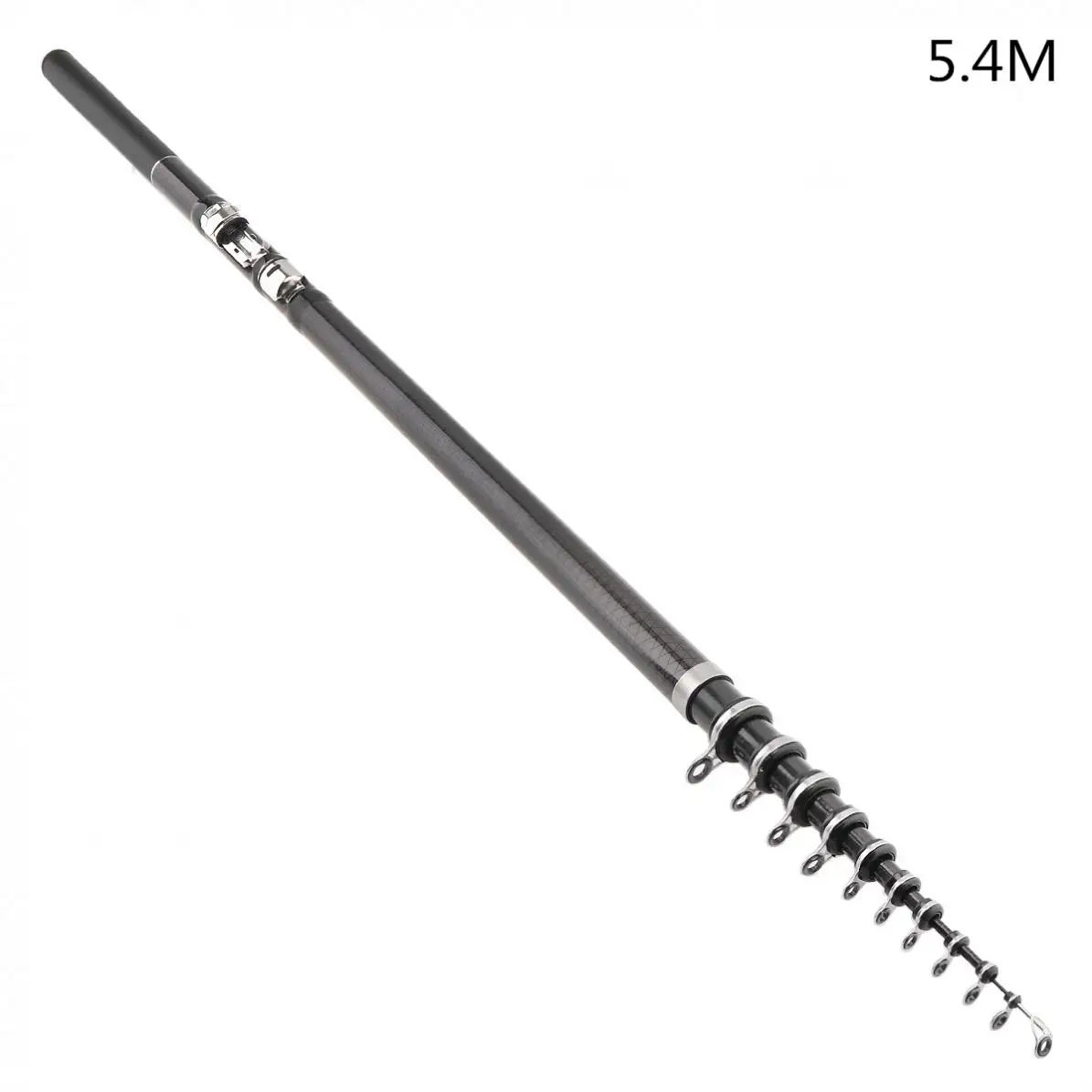 

5.4m Telescopic Rock Carp Fishing Rod 10 Section Carbon Fiber Super Hard Surf Spinning Pole