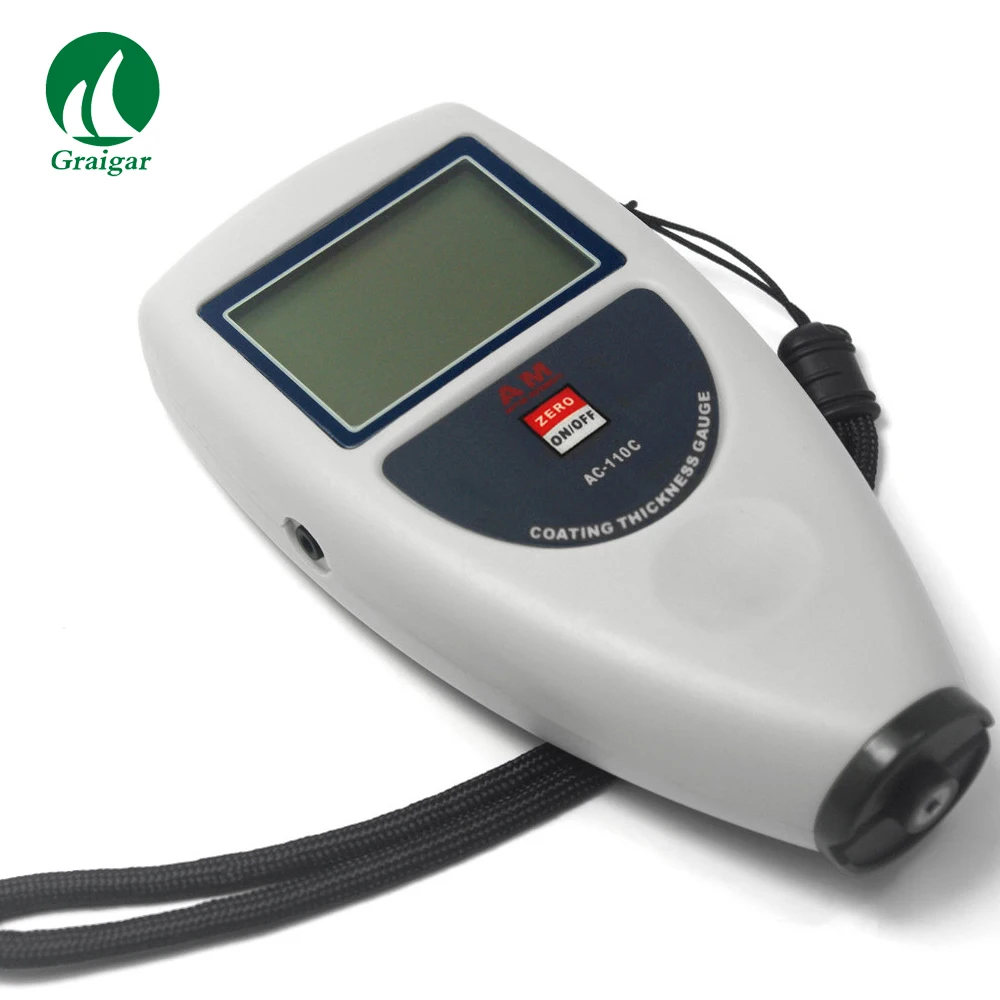 Coating Thickness Gauge Tester AC-110C Resolution 0.1 um (0~99.9um)/1 um (over 100um)