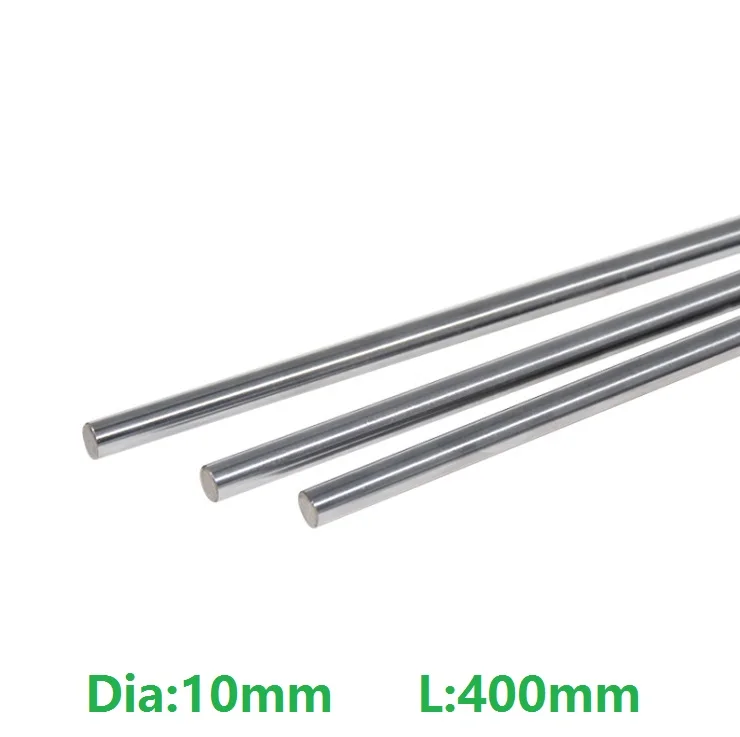 30pcs/lot 10mm linear shaft 400mm long 10x400mm hardened chromed plated linear shaft steel rod bar CNC 3D printer parts