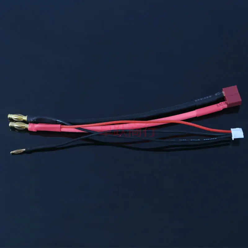 1PCS RC Lipo Battery 4.0mm Banana to Female T Plug 4mm Adapter RC Balance Charge Cable For LiPo Battery JST-XH Balance Wire