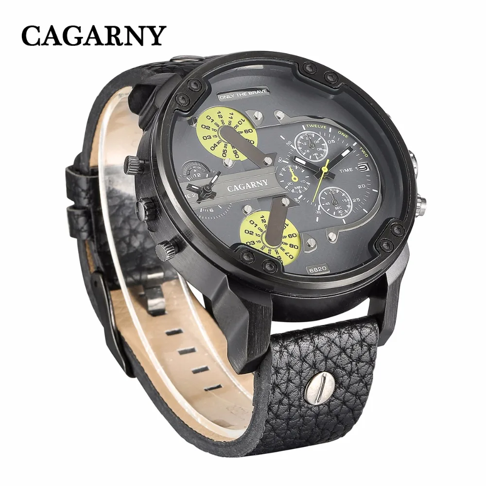 

Cagarny Men Watch Luxury Brand Analog Military Men's Watches Reloj Hombre Whatch Men Quartz Male Clock Sports Wristwatches D6820