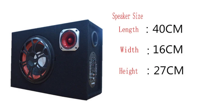 12v 220v  8inch car speaker box,  Active Subwoofer Hifi KTV speakers Hi End stage PA  car speakers with remote control