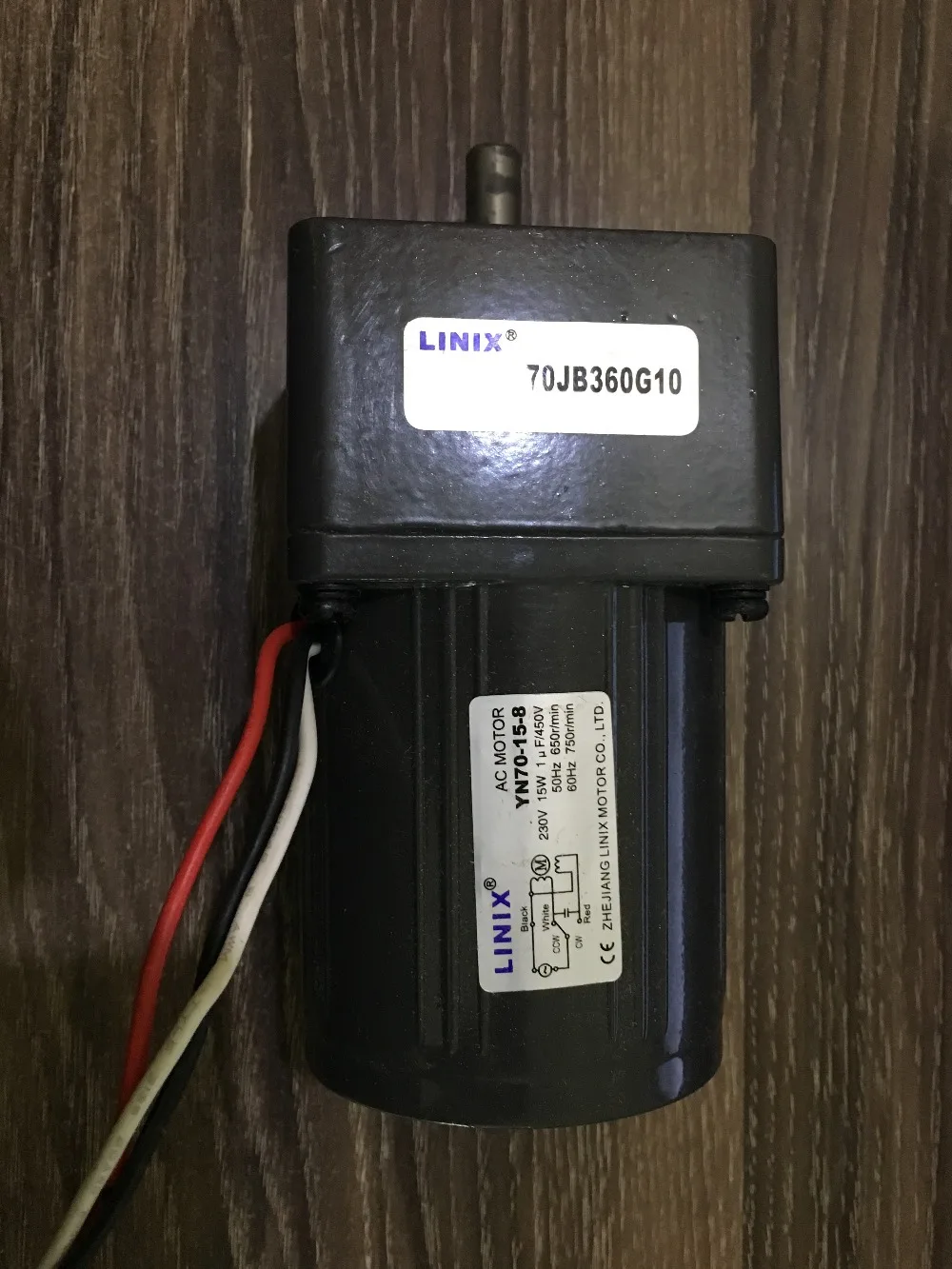 LINIX Motor 70JB360G10  YN70-15-8 fireplace motor