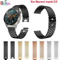 watch band Accessories For Huawei watch GT smart watch strap 46mm fashion Stainless Wristband bracelet For Huawei watch GT 22mm