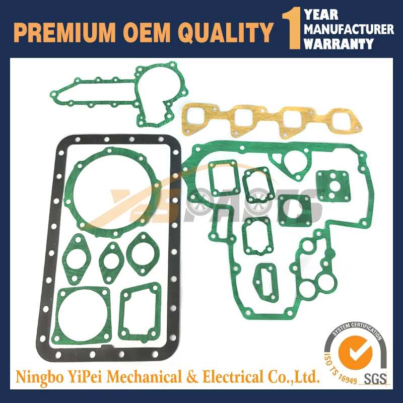 For Kubota Full Gasket kit with head gasket V2203 V2203T Bobcat 753 763 773 S130 07916-29505,07916-29515