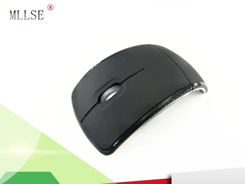 New 2.4GHz Wireless Foldable Folding Arc Optical Mouse For Microsoft For Laptop