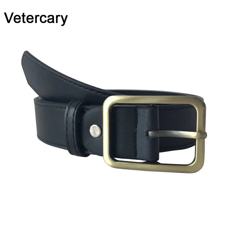 

New vintage pin buckle belt Female Belt brown PU Leather Belts For Women fashion Metal jeans strap student wide waistband woman