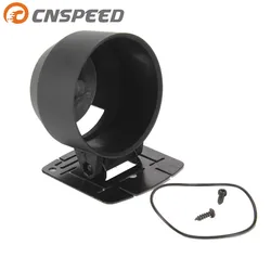 CNSPEED Black Gauge Pod Bracket 60mm Rcing Gauge Pod Gauge Cup Meter Cup Dash Pod Mount Holder Plastic Gauge Pods