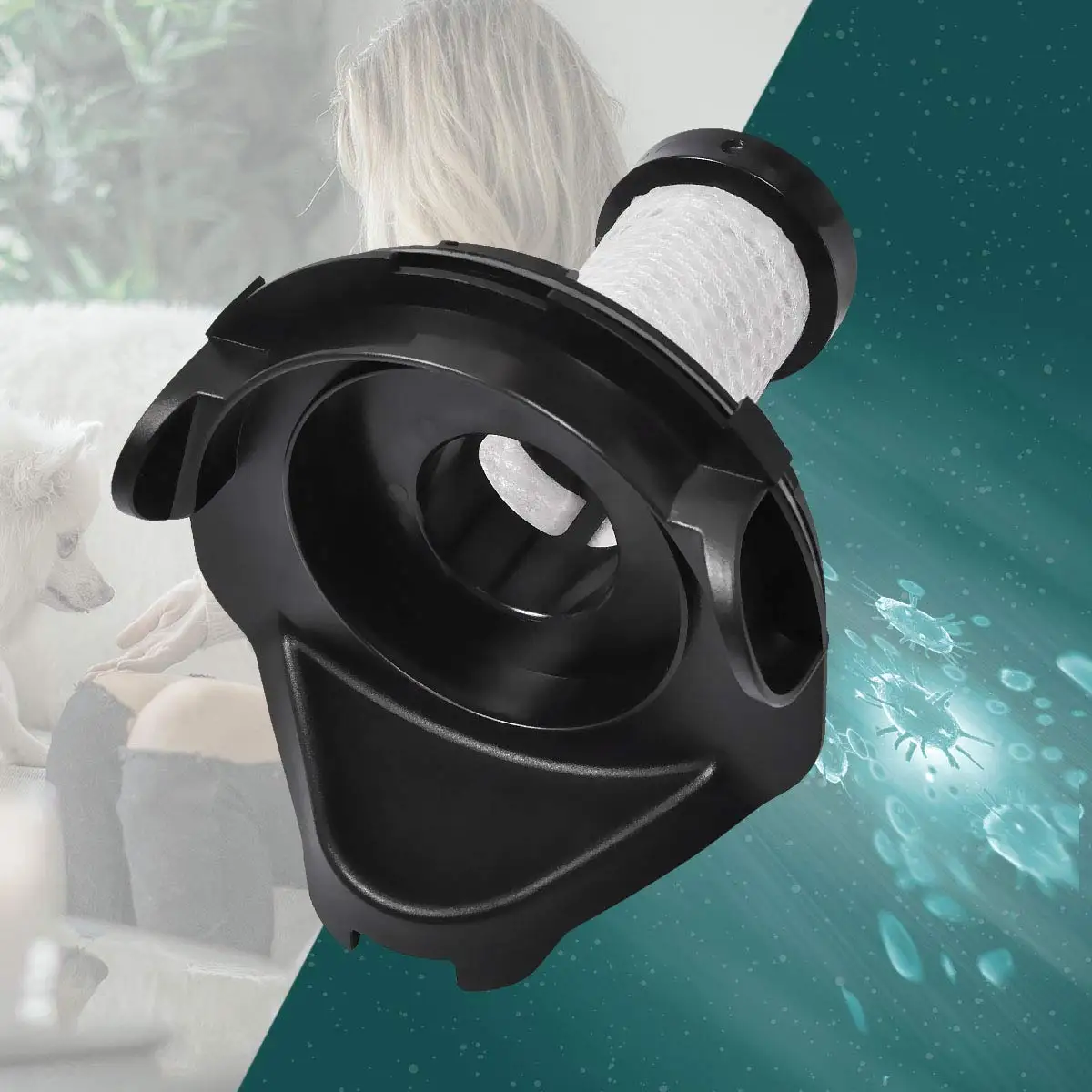 Filtros de espuma para aspiradora Shark DuoClean HV390 HEPA, premotor Repuesto de filtro, compatible con HV391 HV392 HV394Q