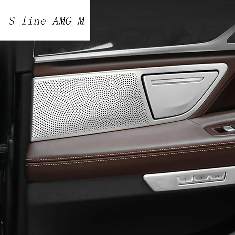 

Car Styling Audio Speaker Door Loudspeaker Trim decoration Covers Stickers For BMW 7 Series G11 G12 Interior Auto Accessories