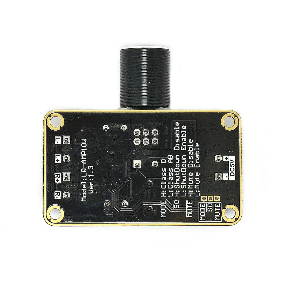 5W * 2 Class D เครื่องขยายเสียงดิจิตอลสเตอริโอสองช่องเครื่องขยายเสียงโมดูล DIY Preamplifier Board