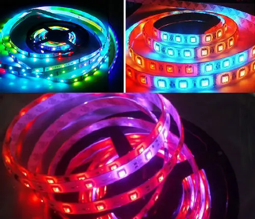 

5M 12V intelligent TM1812 flexible 1812IC 5050SMD RGB LED Light Strip Dream color 60leds/M Color changing Non-waterproof IP20