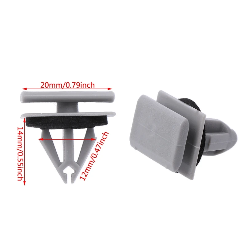 25 Pcs Fender Rocker Moulding Clips With Sealer For Ford Explorer
