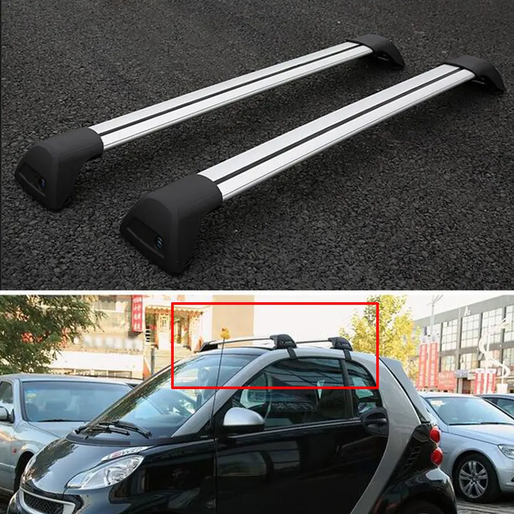 High Quality Roof Luggage Rack Cargo Luggage Carrier Cross Bar For Mercedes Benz Smart Universal Car-Styling Car Accessories