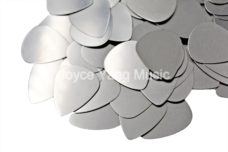 Niko 30pcs No Logo Printing Standard Shape Heavy 0.3mm Stainless Steel Metal Electric Guitar Bass Picks Plectrums