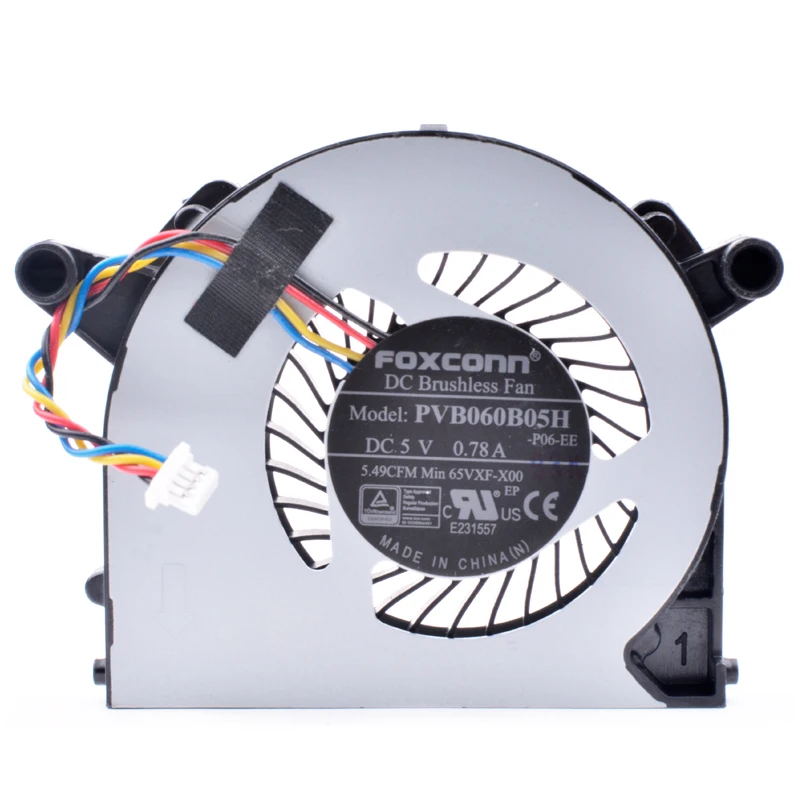 Original PVB060B05H-P06-EE 5V 0.78A 65VXF-X00 notebook cooling fan