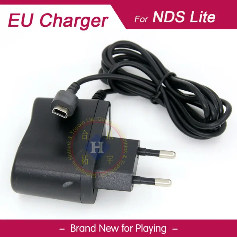 Schwarz EU Stecker ladegerät Netzteil Ac adapter für Nintendo DSL DS Lite NDSL Konsole