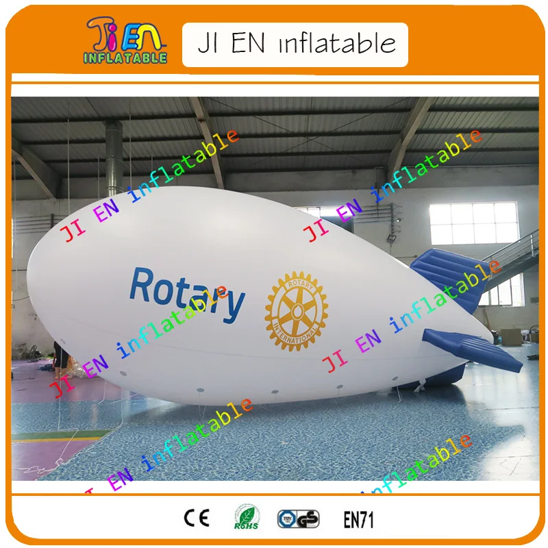 Free door to door shipping advertising helium blimp/ 5m high inflatable advertising helium balloon for sale / cheap helium blimp