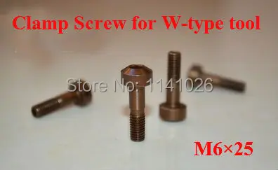 Tornillo de sujeción de 10 piezas, tornillo de repuesto CNC latheTools, M6 x 25mm