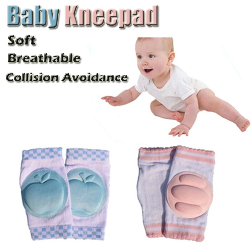 Baby Kneepad Soft Comfort Cute Breathable Cotton Mesh Sponge Children Crawling Learning To Walk Knee Pads Edge & Corner Guards