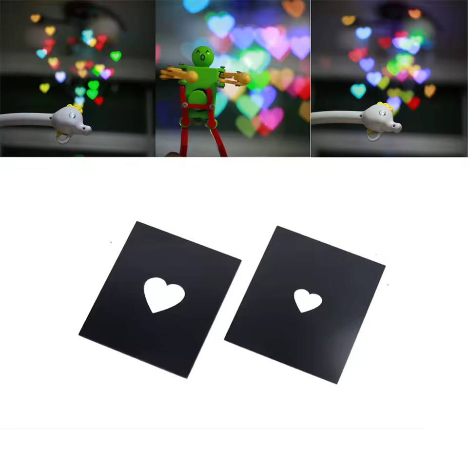 5. 보케 효과 하트..