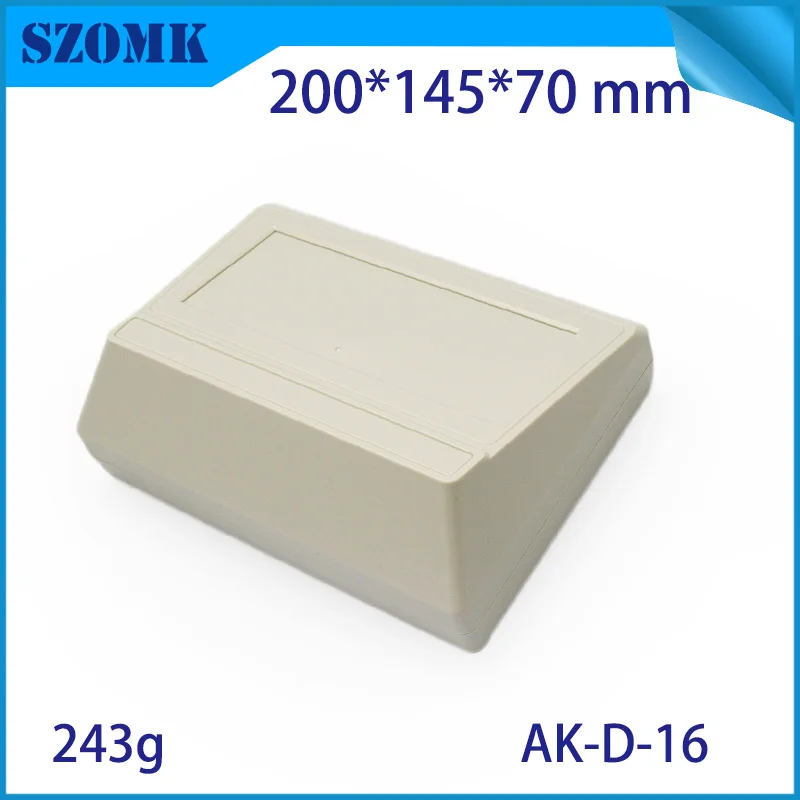 1Piece 200*145*70mm SZOMK Plastic enclosure housing desktop electronics plastic box plastic case for electronic equipment box