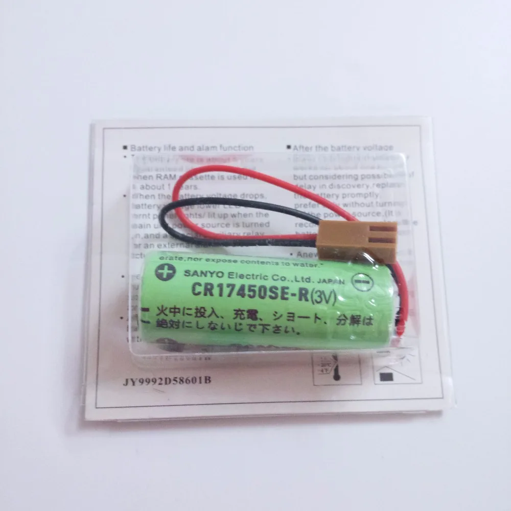 

15pcs Original NEW CR17450SE-R 3V CR17450 17450 GE FANUC Replacement BATTERY A98L-0031-0012 A02B-0200 with Resistor