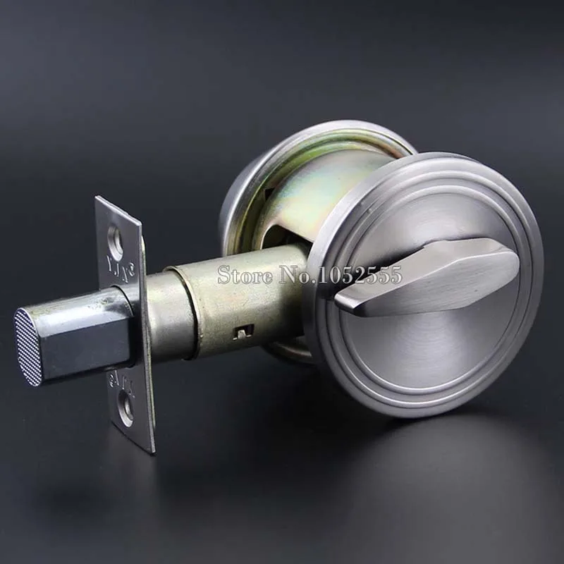 304 Stainless Steel Deadbolt Invisible Door Lock Security Metal Dead Bolt Door Lock With Keys Door Handles Entrance Lock K115