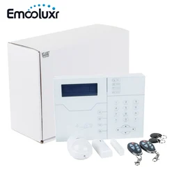 TCP/IP (RJ45 Ethernet Port), WEB IE GSM SMS APP Control 868MHz Home Alarm Burglar System,UK/US/EU Plug Optional