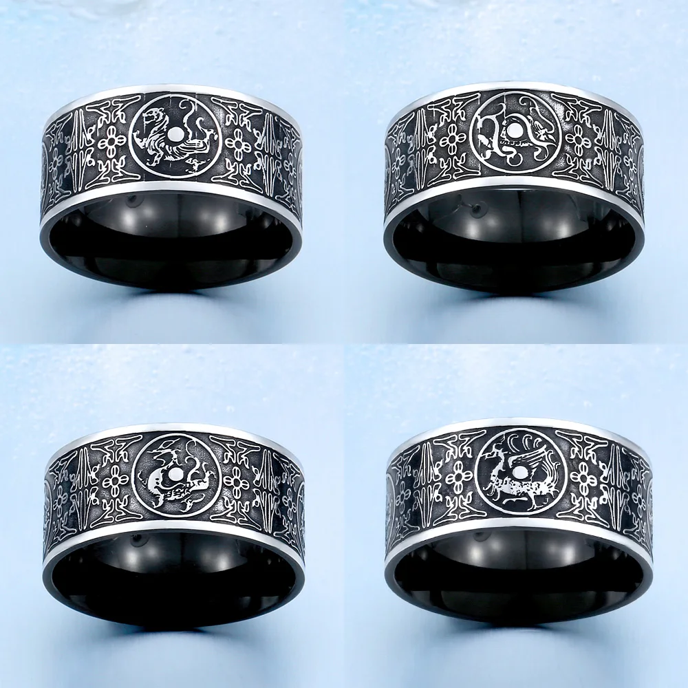 BEIER Unique Animal Northern Europe Thor Viking Stainless Steel Dragon Mens Ring Gothic Chinese christmas charms Jewerly BR8-386