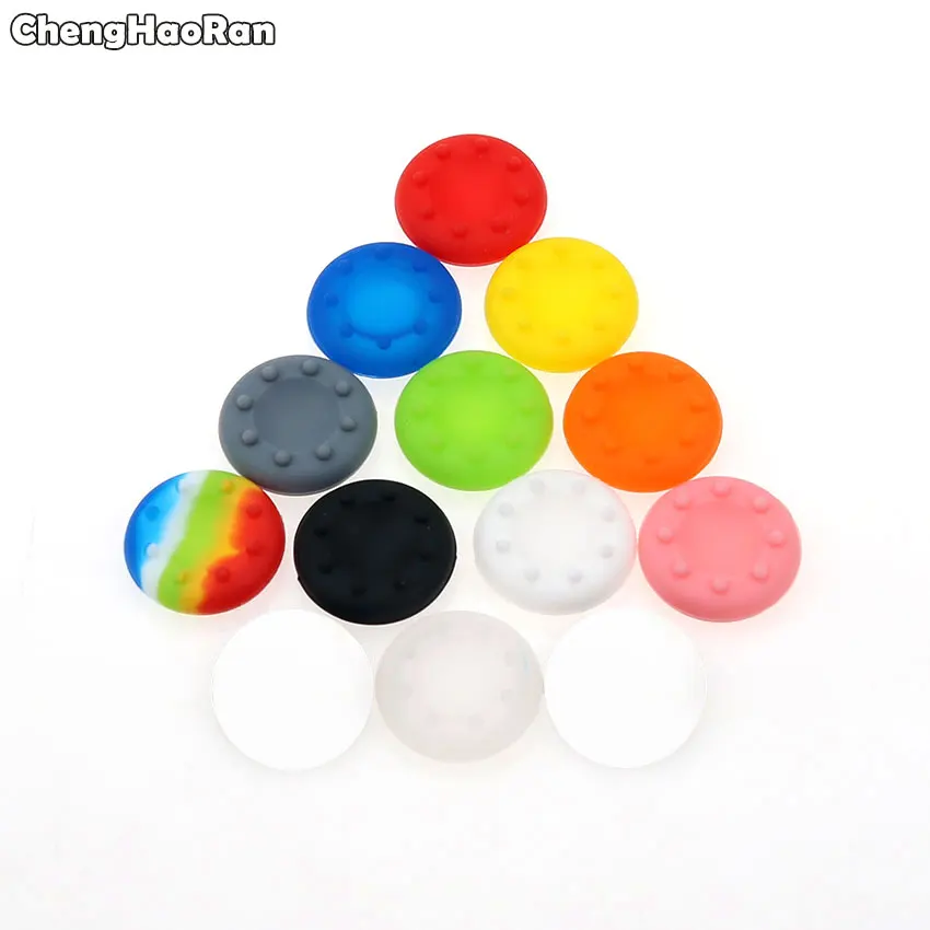 

ChengHaoRan 4pcs Silicone Analog Grip Cap Gamepad Joystick Cover Case For PS2 PS3 PS4 Xbox One Xbox 360 Controller