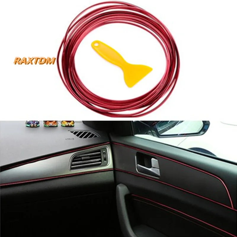 

5m Car Interior Mouldings Trim Decorative Strip Line for Infiniti FX35 FX37 EX25 G37 G35 G25 Q50 QX50 EX37 FX45 G20 JX35 J30 M30