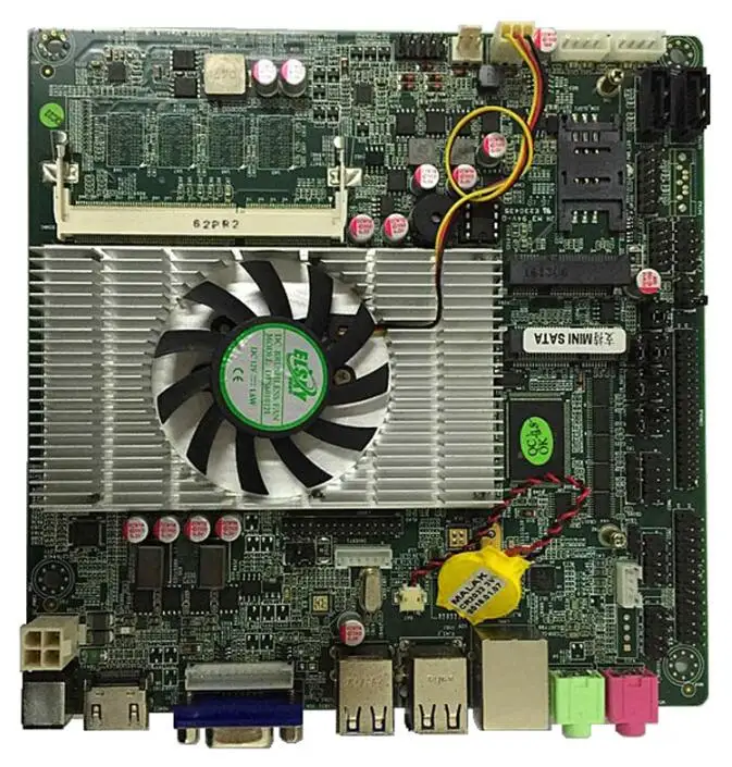 New Original Mini-ITX Mainboard For Intel Core i3-3217 CPU IPC SBC Embedded Motherboard Ivybridge with 6*COM 1*Giga LVDS DC12V