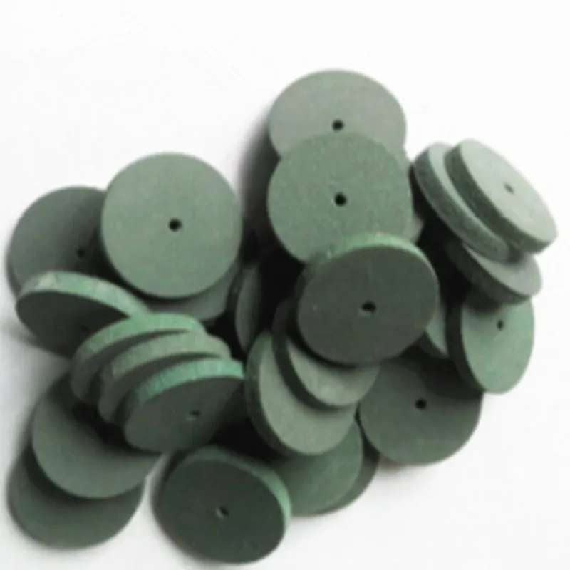 100pcs Assorted Dental Lab Polishing Wheels Burs Silicone Polishers - 4 colors