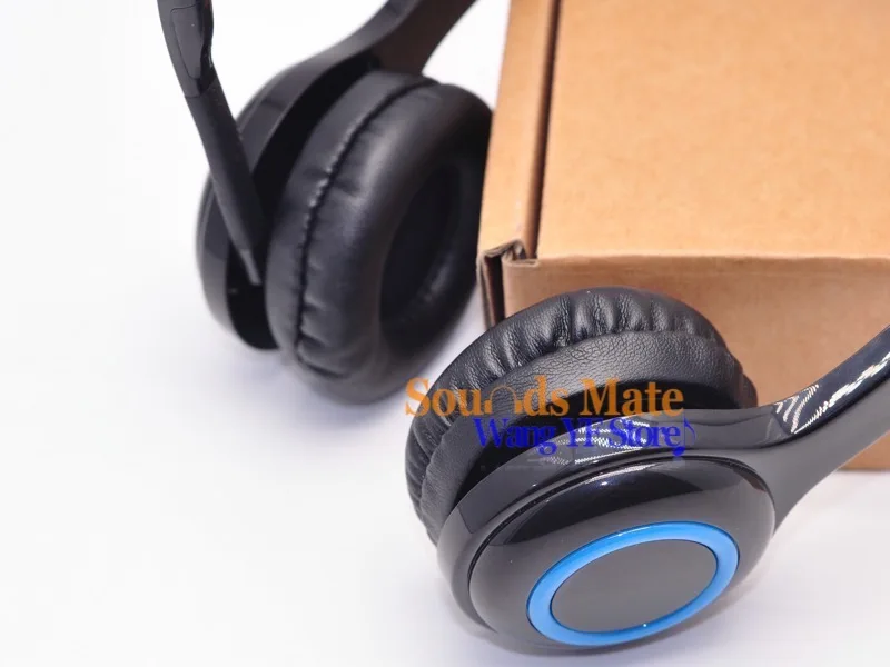 Almohadilla suave y gruesa para auriculares Logitech H600 H609, cojín de espuma, 1 par, izquierda y derecha
