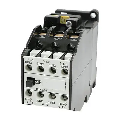 

110V/50Hz 127V/60Hz Coil AC Contactor 4 Pole 2NO 2NC CJX1-16A