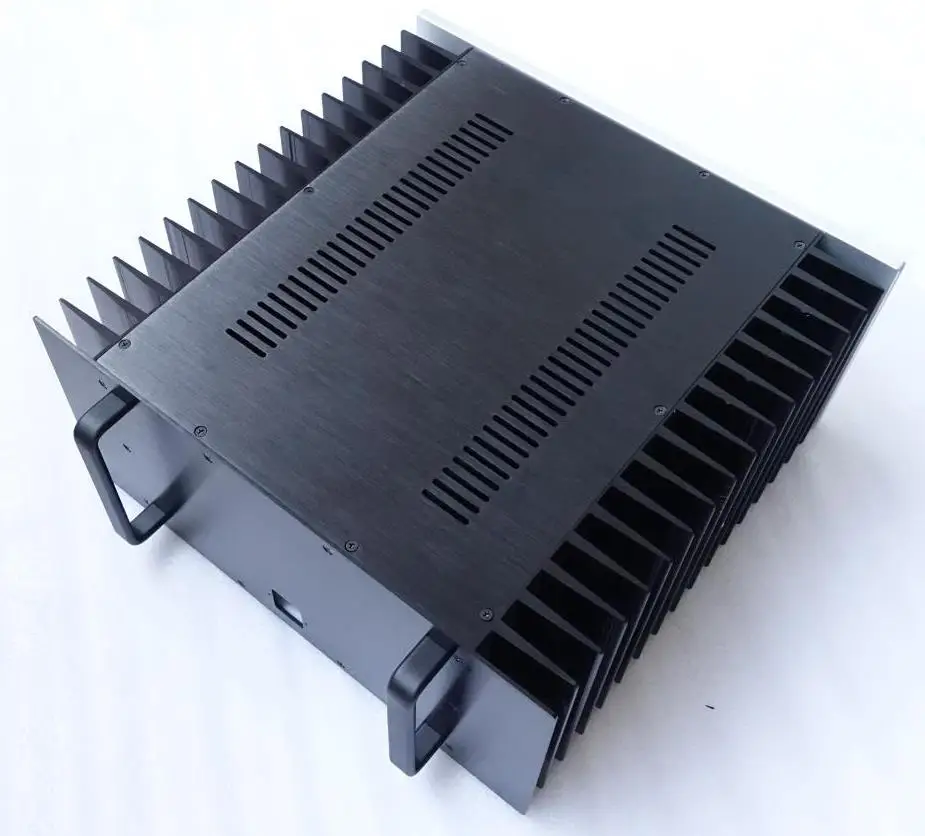 4320A All-aluminum Amplifier Chassis DIY Large Case Audio Amplifier Enclosure 430MM X 200MM X 418MM