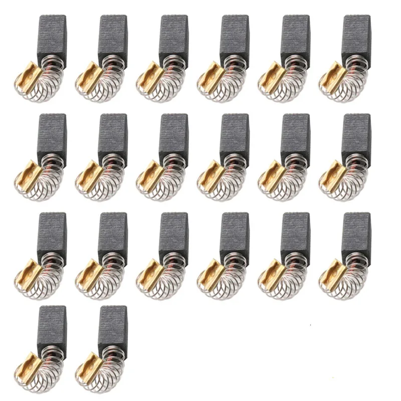 20pcs Generic Electric Motor Carbon Brush Replacement for 13mmx 7.5mm x 6.5mm