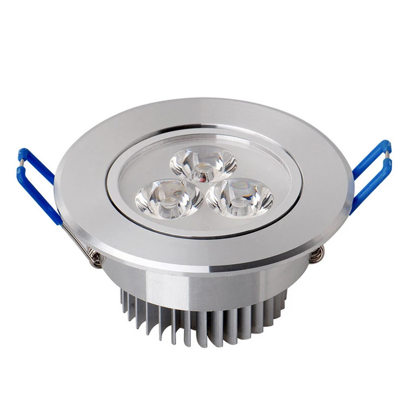 LED Spotlight 3W  dimmable  LED Recessed Cabinet Wall Spot Down light Ceiling Lamp AC110V 220V cold white For Home Lighting