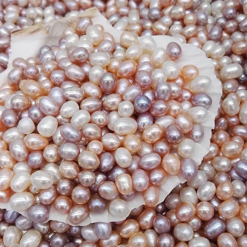 

Wholesale AA 5-6mm 6-7mm 7-8mm Natural Freshwater Pearl Beads, Loose Akoya Pearl Beads, Hot Cheap Women Jewelry DIY Accessories