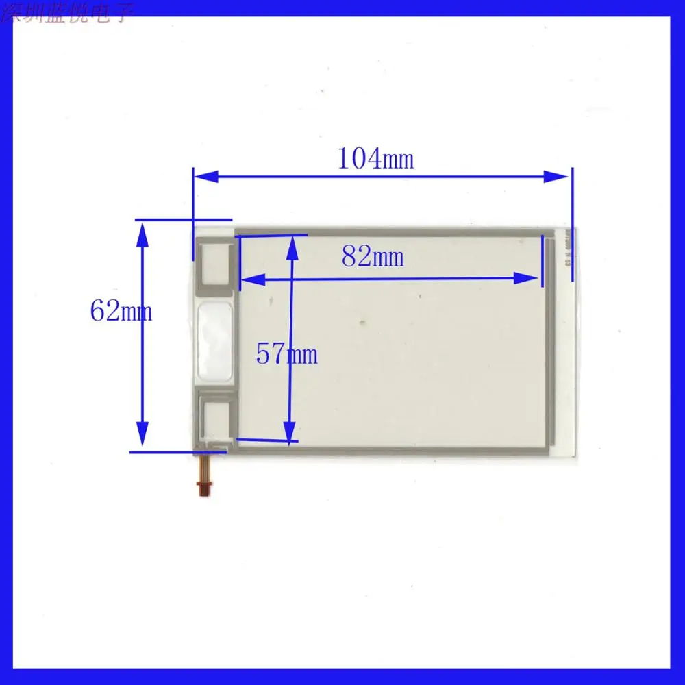 

XWT289 film soft touch screen, good quality, high sensitivity, four wire resistance
