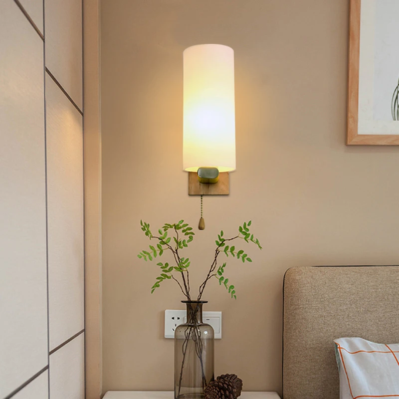 

Personality fashion Simple Chinese style Easy to install Nordic Wall light Aisle/corridor/bedroom/bedside lamp/living room E 27